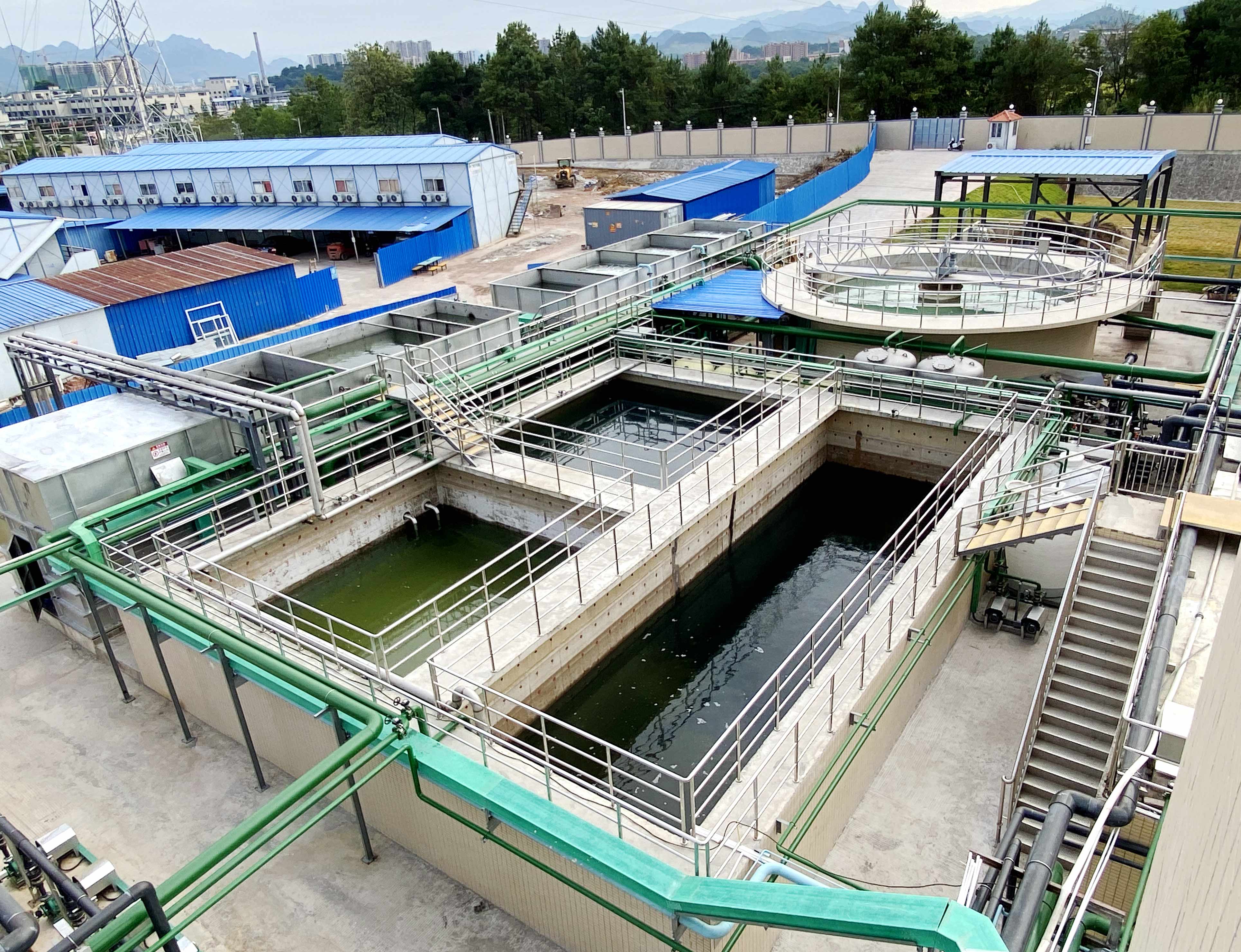 5000T/D park sewage advanced treatment system